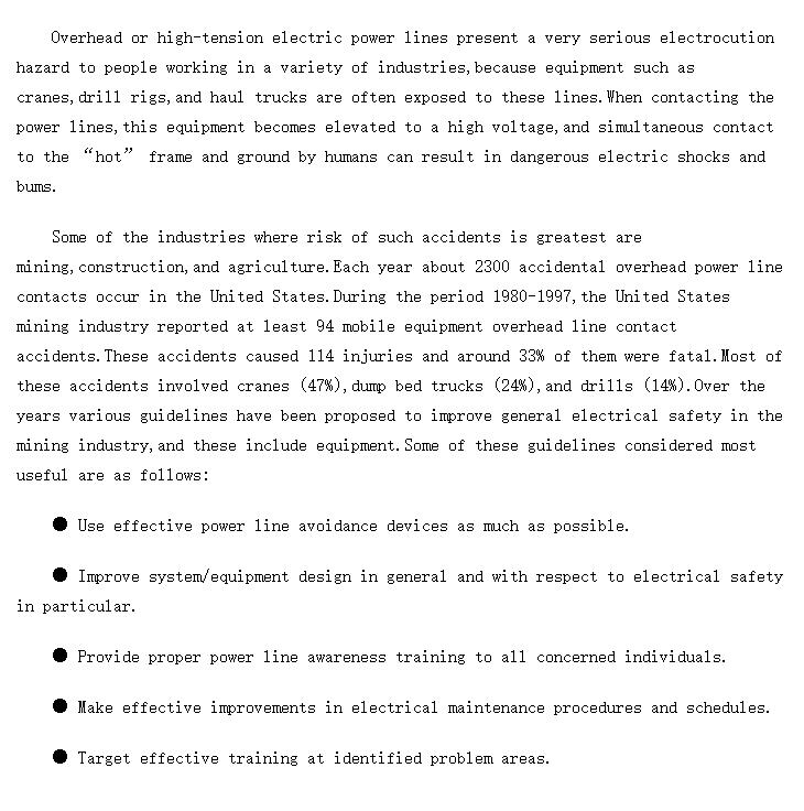 Electrical Safety in Mines (ɽĵȫ)