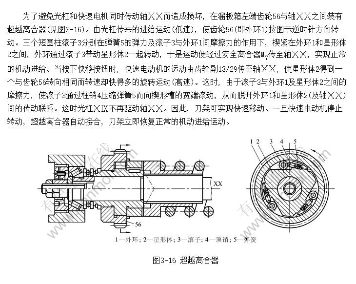 ca6140型车床超越离合器